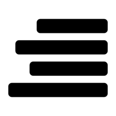 Gui Align Right Outline Icon Svg Set, Free Vectors File